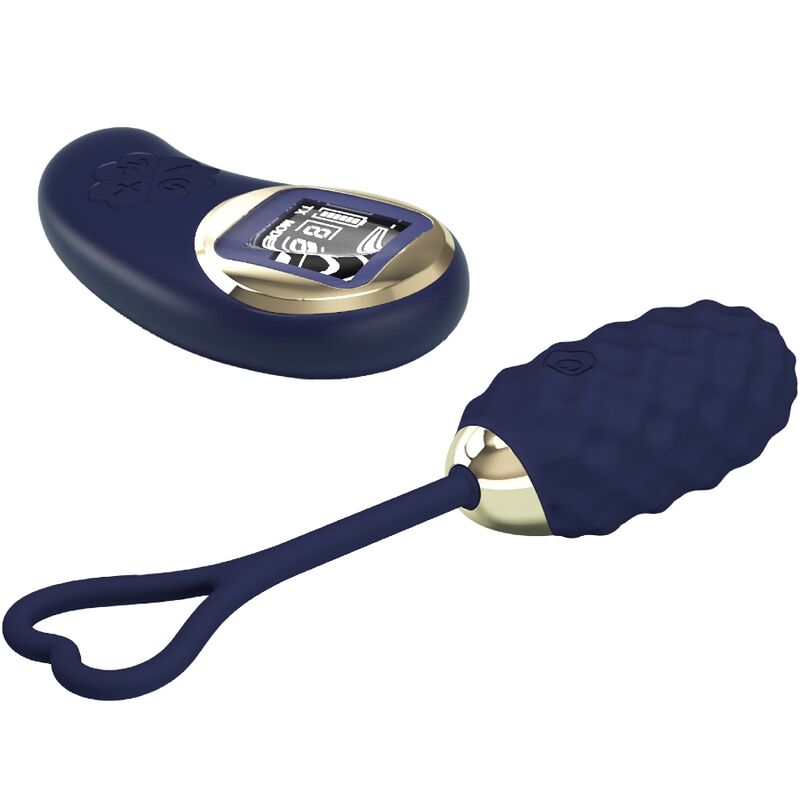 PRETTY LOVE - VIVIAN BLUE VIBRATION EGG WITH REMOTE CONTROL