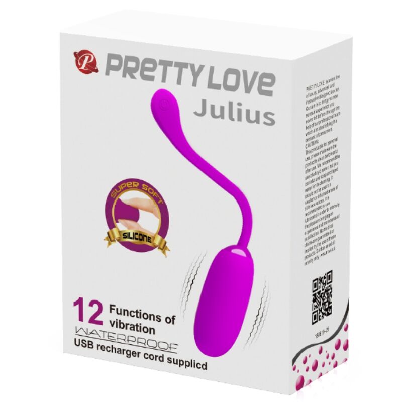 PRETTY LOVE - JULIUS WASSERDICHTES, WIEDERAUFLADBARES VIBRATIONSEI LILAC