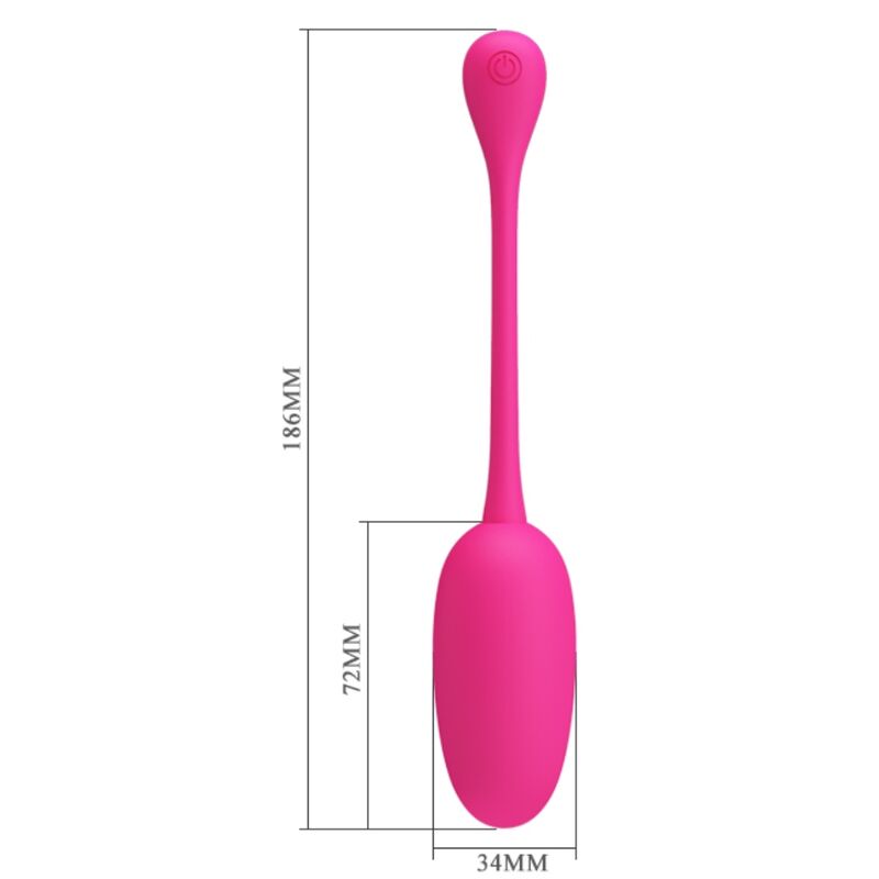 PRETTY LOVE - KNUCKER PINK RECHARGEABLE VIBRATION EGG