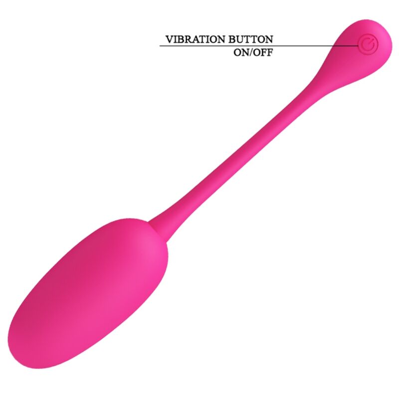 PRETTY LOVE - KNUCKER PINK RECHARGEABLE VIBRATION EGG