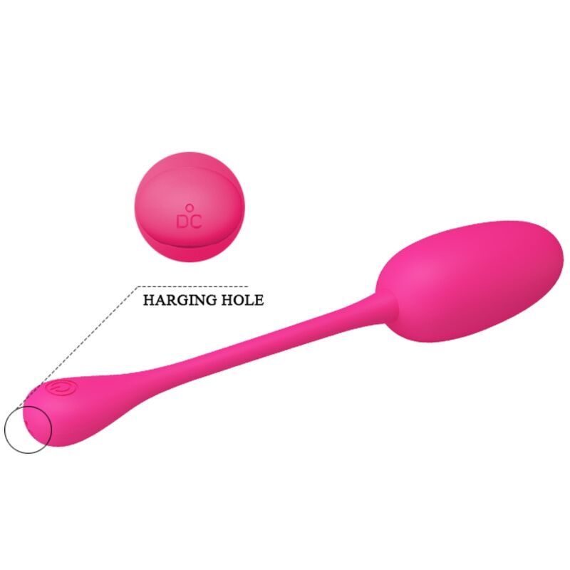 PRETTY LOVE - KNUCKER PINK RECHARGEABLE VIBRATION EGG