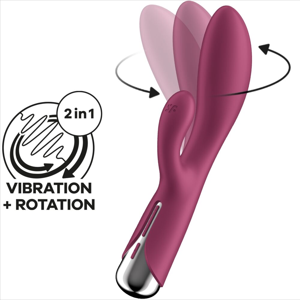 SATISFYER - SPINNING RABBIT 1 KLITORIS UND G-SPOT STIMULATION BLAU