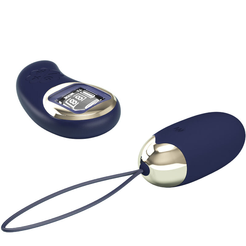 PRETTY LOVE - MINA VIBRATING EGG WITH REMOTE CONTROL BLUE