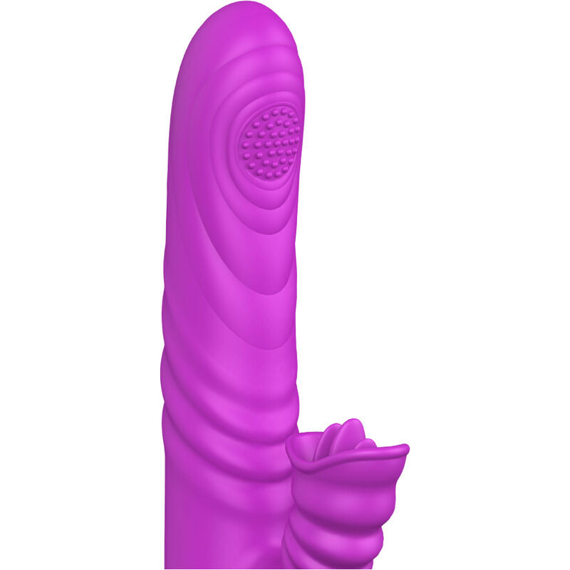 ARMONY - ANGELIA MULTIFUNCTIONAL VIBRATOR WITH STIMULATING TONGUE VIOLET HEAT EFFECT