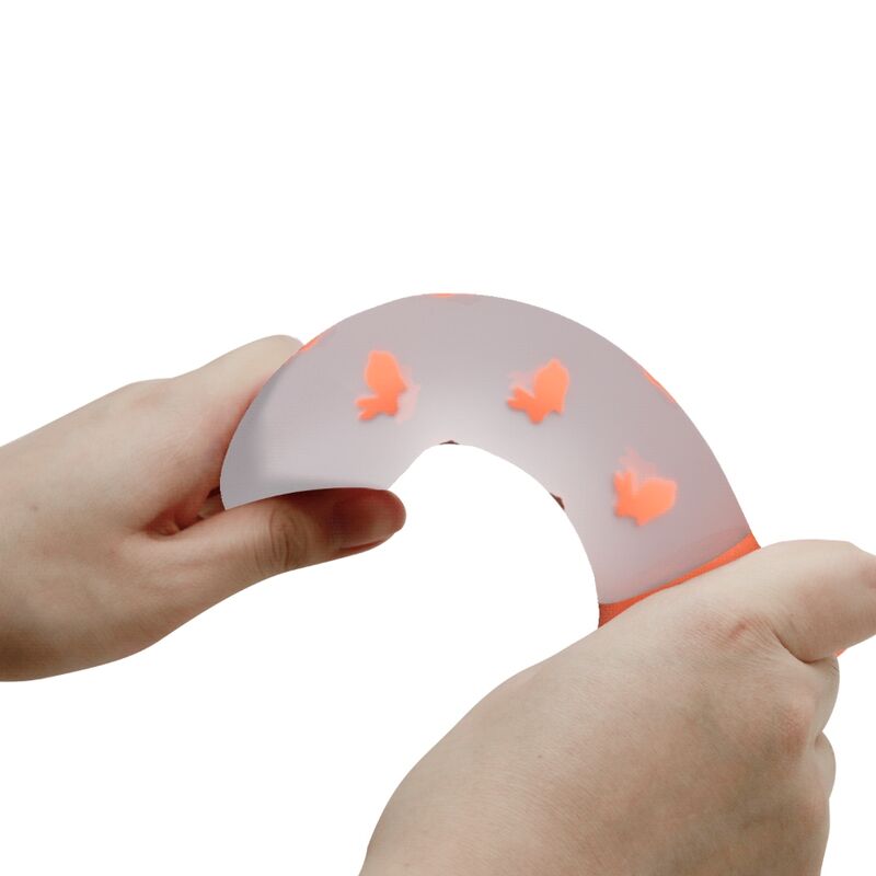 PRETTY LOVE - MAGICAL NIGHT DILDO WITHOUT VIBRATION BRIGHT ORANGE