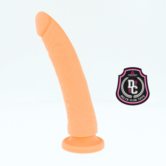 DELTA CLUB - TOYS NATURAL DILDO MADE OF MEDICAL SILICONE 23 CM -O- 4.5 CM