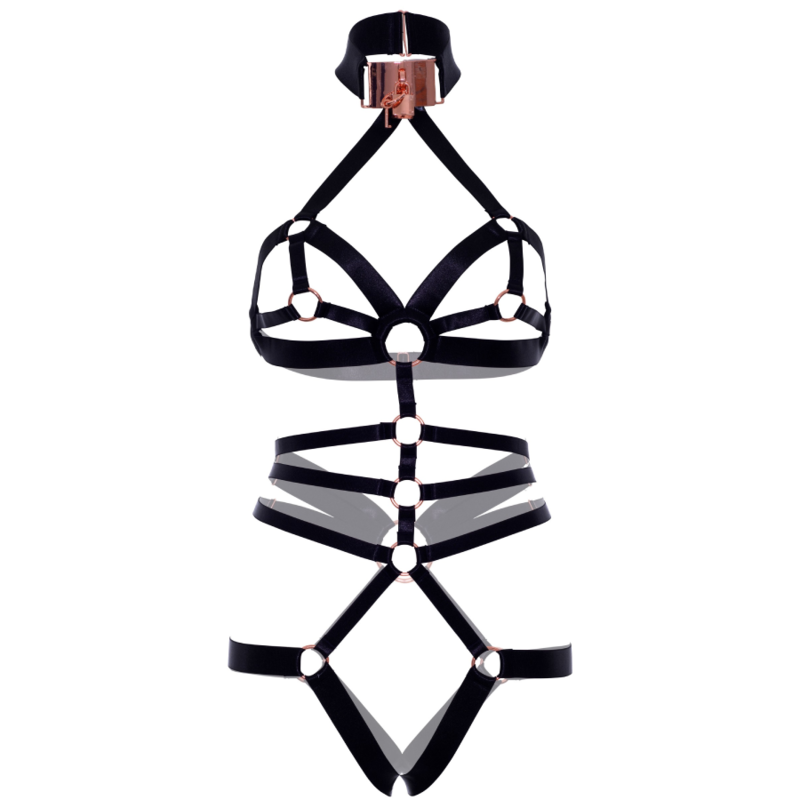 LEG AVENUE - ELASTIC CROTCHLESS BODY BELT