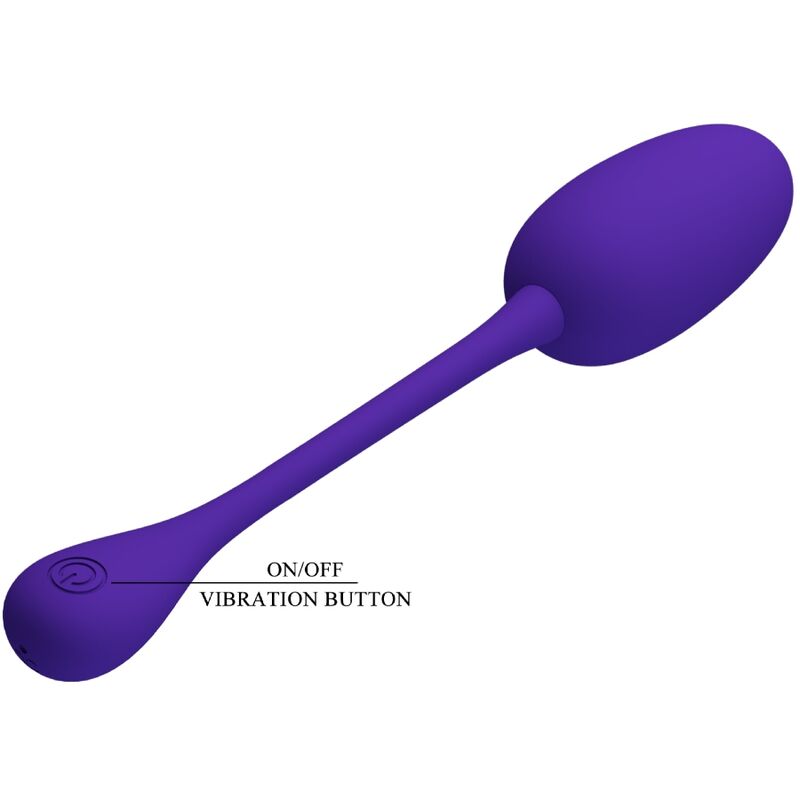 PRETTY LOVE - KNUCKER PURPLE RECHARGEABLE VIBRATION EGG