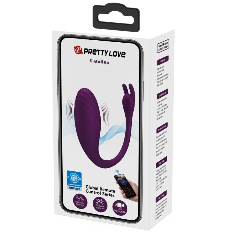 PRETTY LOVE - CATALINA VIBRATOR APP FERNBEDIENUNG LILAC
