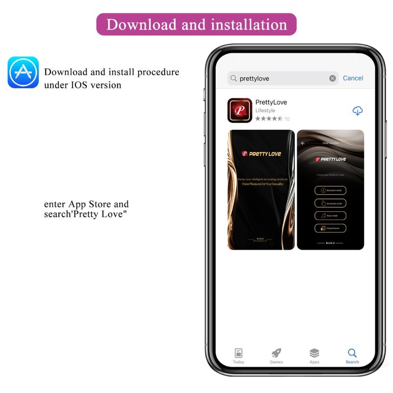 PRETTY LOVE - CATALINA VIBRATOR APP FERNBEDIENUNG LILAC