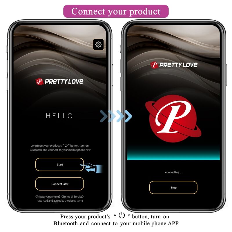 PRETTY LOVE - CATALINA VIBRATOR APP FERNBEDIENUNG LILAC