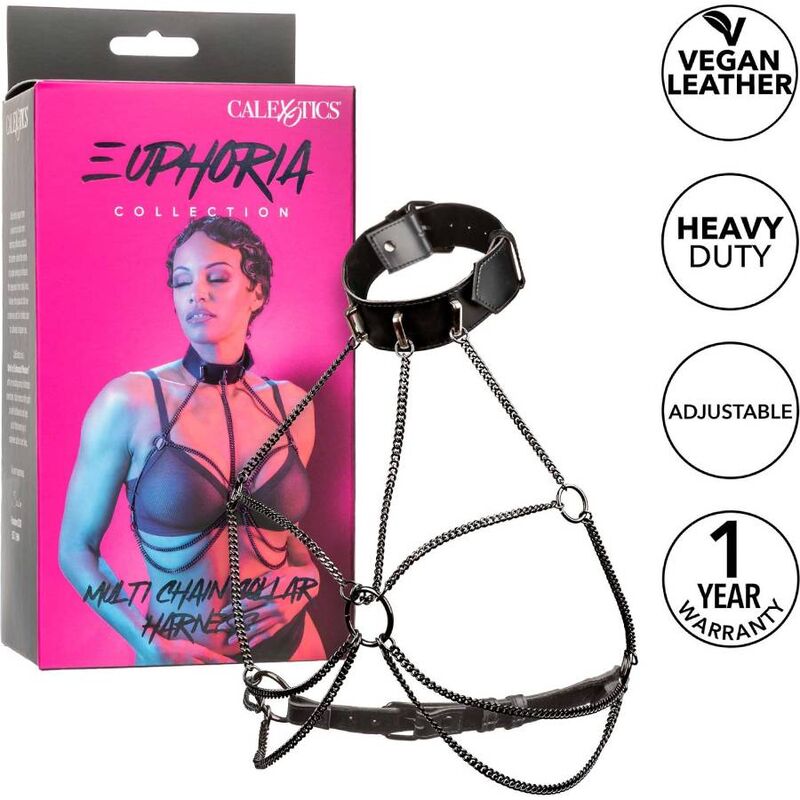 CALEXOTICS - EUPHORIA MULTI-CHAIN COLLAR HARNESS