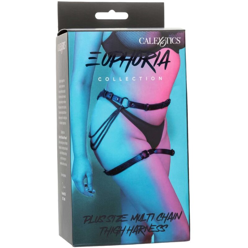 CALEXOTICS - EUPHORIA PLUS SIZE MULTI-CHAIN THIGH HARNESS