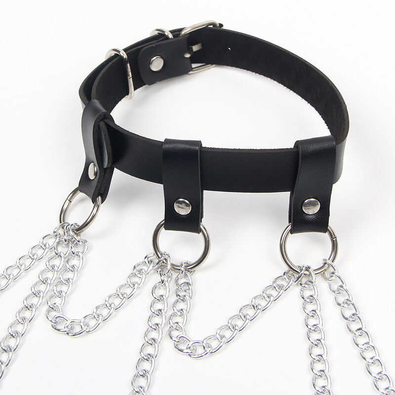 SUBBLIME - FULL BODY HARNESS WITH STAR CHAIN DETAIL ONE SIZE