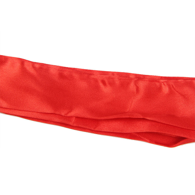 SUBBLIME - TRANSPARENTER STOFFMANTEL MIT SPITZENDETAIL ROT S/M - L/XL