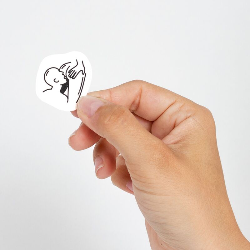SECRET PLAY - SET OF 10 TEMPORARY TATTOOS FROM THE KINKY COLLECTION