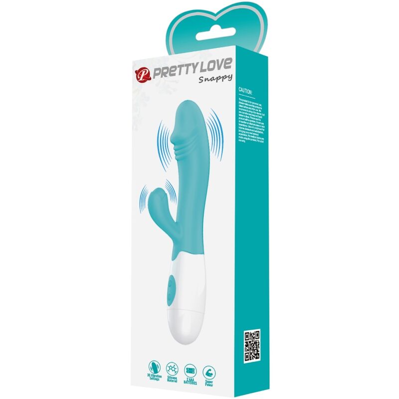 PRETTY LOVE - SNAPPY G-SPOT VIBRATOR AQUAGRÜN