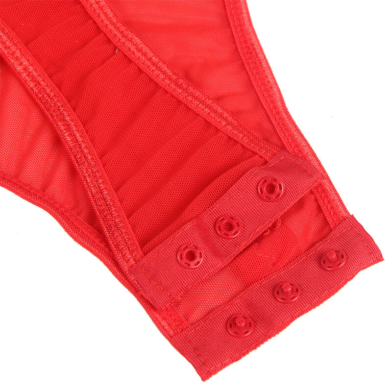SUBBLIME - TEDDY MIT STRUMPFBAND-DETAIL BRUST ROT S/M - L/XL