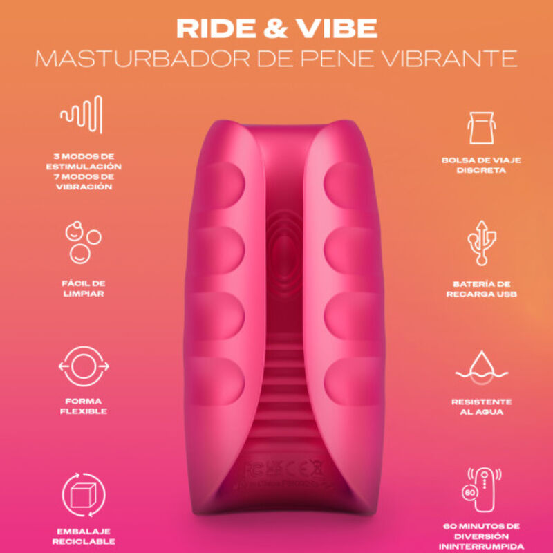 DUREX -TOY RIDE &amp; VIBE VIBRATOR-MASTURBATOR