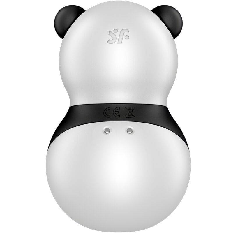 SATISFYER - POCKET PANDA STIMULATOR &amp; VIBRATOR SCHWARZ WEISS
