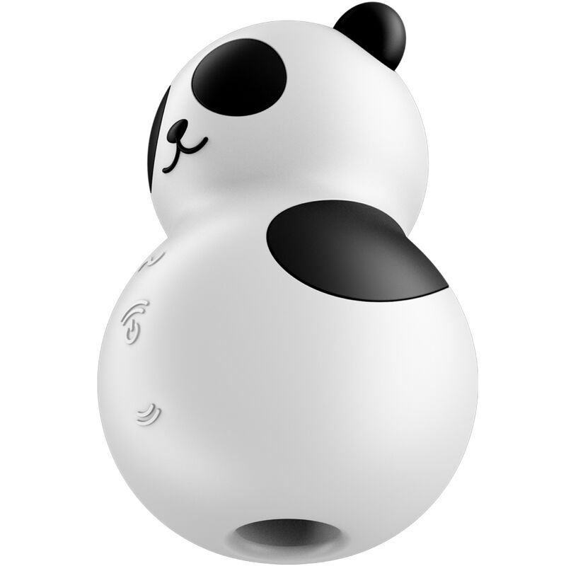 SATISFYER - POCKET PANDA STIMULATOR &amp; VIBRATOR SCHWARZ WEISS