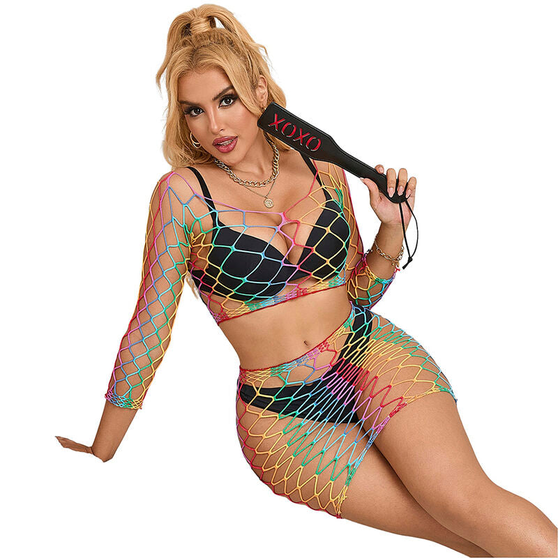 SUBBLIME - 952440 2-PIECE NET SET LONG SLEEVE RAINBOW ONE SIZE