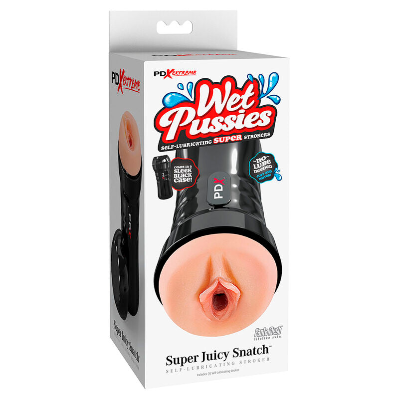 PDX EXTREME - WET PUSSIES SELBSTSCHMIERENDER VAGINA-MASTURBATOR, FLEISCH