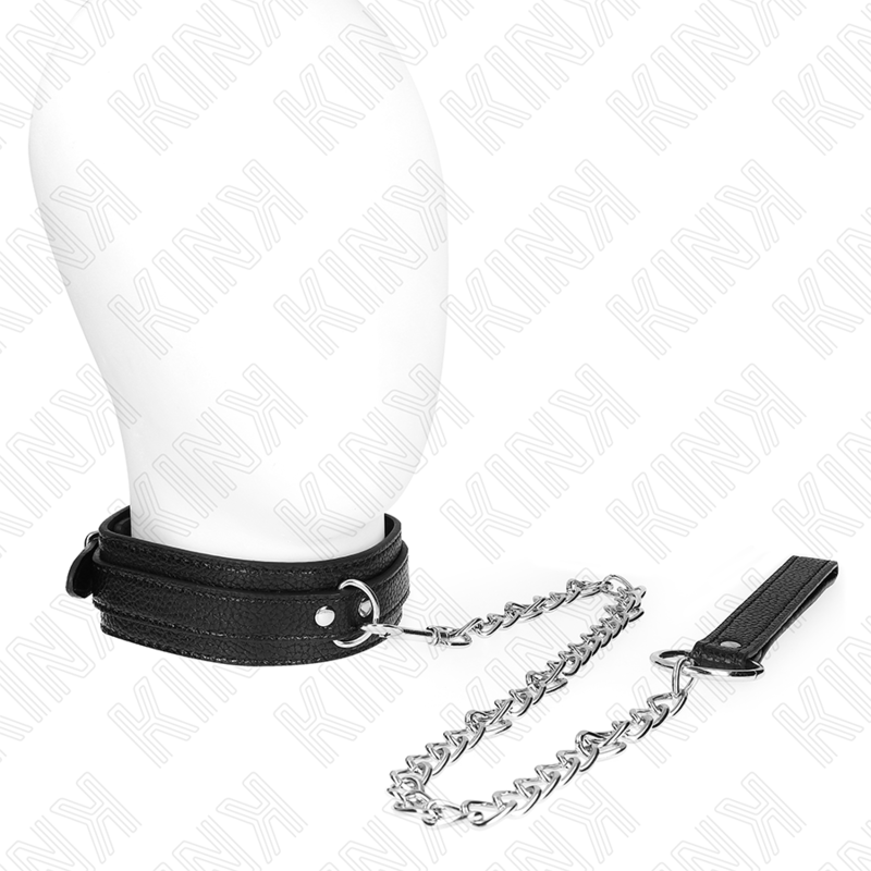 KINK - NECKLACE WITH SNAKE PATTERN AND LEASH 65 CM