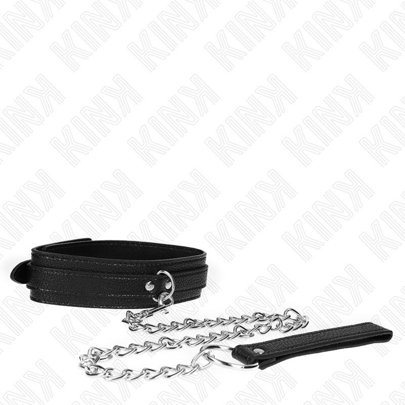 KINK - NECKLACE WITH SNAKE PATTERN AND LEASH 65 CM