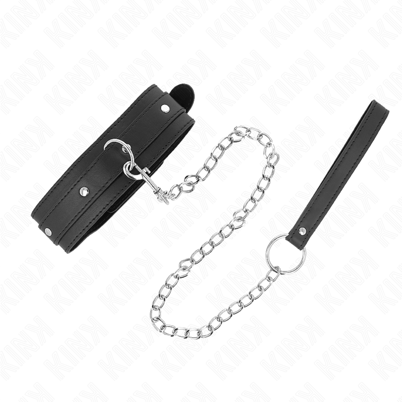 KINK - HALSKETTE MIT LEINE 65 CM 1 RING VERSTELLBAR 38-49 CM
