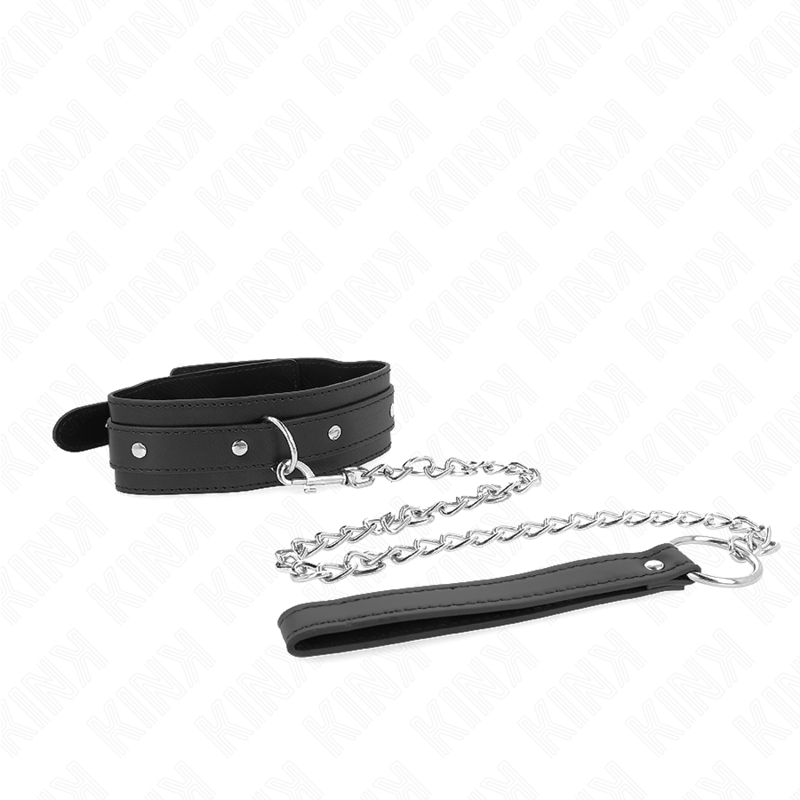 KINK - HALSKETTE MIT LEINE 65 CM 1 RING VERSTELLBAR 38-49 CM