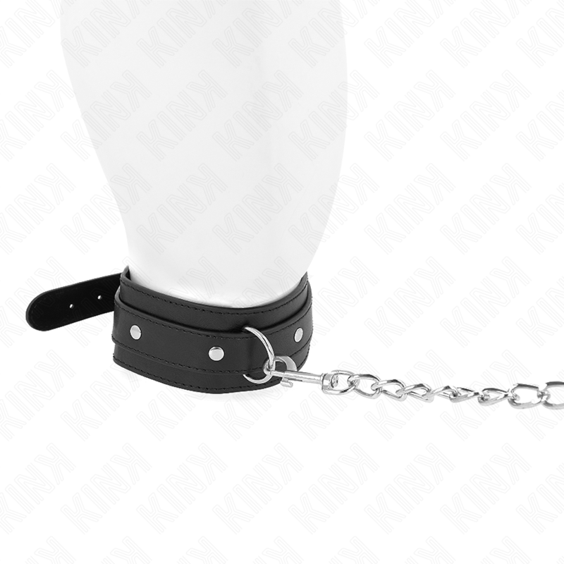 KINK - HALSKETTE MIT LEINE 65 CM 1 RING VERSTELLBAR 38-49 CM
