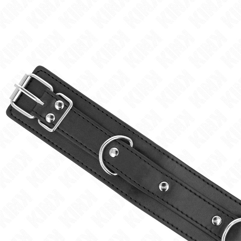KINK - HALSKETTE MIT LEINE 65 CM 3 RING MODELL 1 VERSTELLBAR 38-49 CM