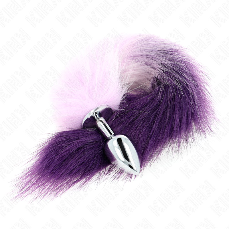 KINK - ANAL PLUG GRÖSSE S 7 X 3 CM MIT KUNSTSTOFFSCHWANZ 40 CM LILAC
