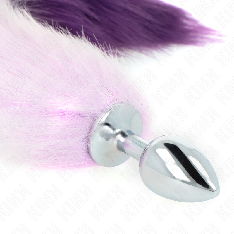 KINK - ANAL PLUG GRÖSSE S 7 X 3 CM MIT KUNSTSTOFFSCHWANZ 40 CM LILAC