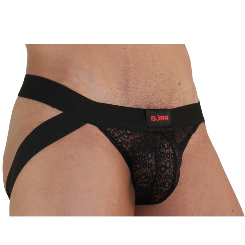 BURN - 005 JOCK LINGERIE SCHWARZ S - XL