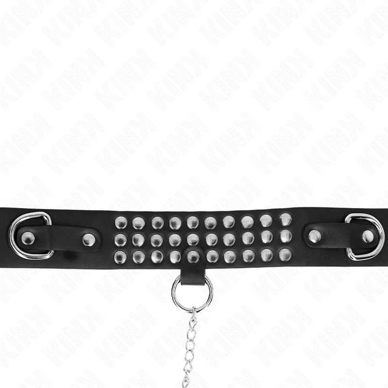 KINK - HALSKETTE MIT BAND 65 CM GLÄNZEND VERSTELLBAR 37-42 CM X 5.3 CM