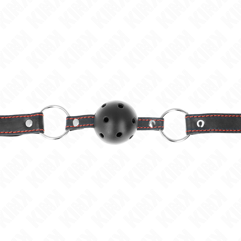 KINK - HOHLHARTER SCHWARZER BALLKNEBEL MODELL 2 65 x 2.5 CM