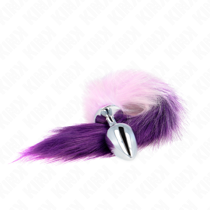KINK - ANAL PLUG GRÖSSE L 10 X 4 CM MIT KUNSTSTOFFSCHWANZ 40 CM LILAC