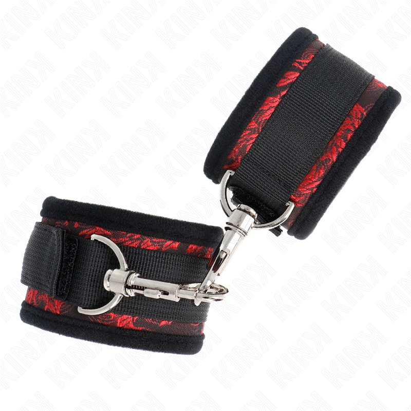 KINK - SCANDAL WRIST CUFF RED-BLACK