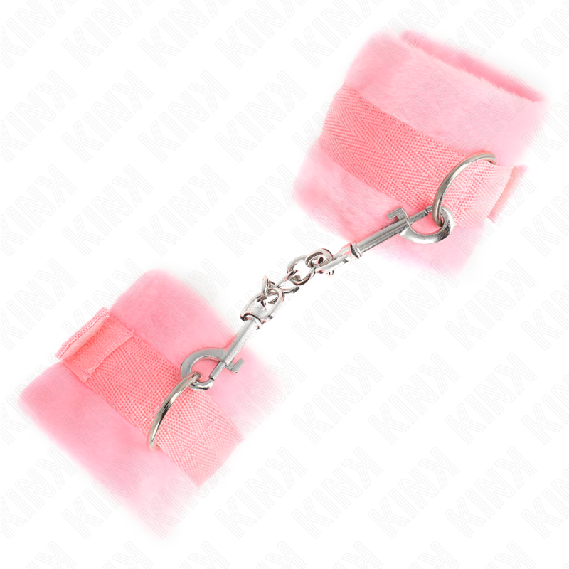 KINK - BEGINNER PELZHANDMANSCHETTEN PINK 30 X 7 CM