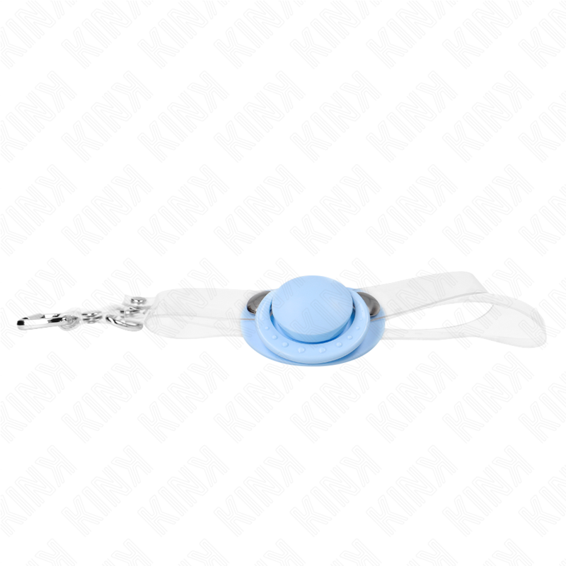 KINK - HELLBLAUER SCHNULLERFORM-SPRUDEL 5.5 x 4 CM VERSTELLBAR 43-60 CM