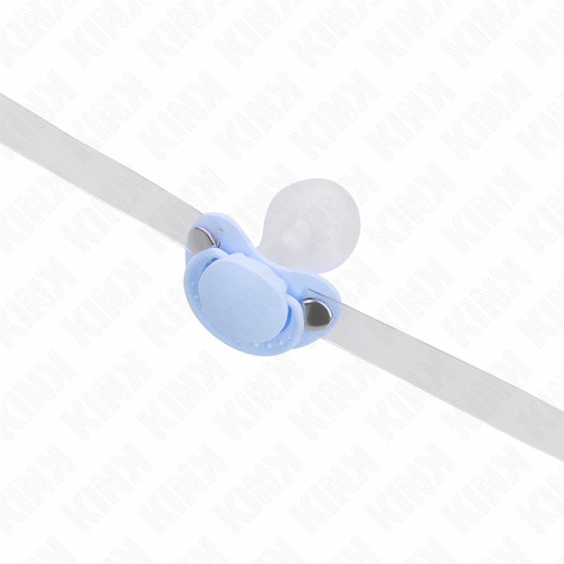 KINK - HELLBLAUER SCHNULLERFORM-SPRUDEL 5.5 x 4 CM VERSTELLBAR 43-60 CM