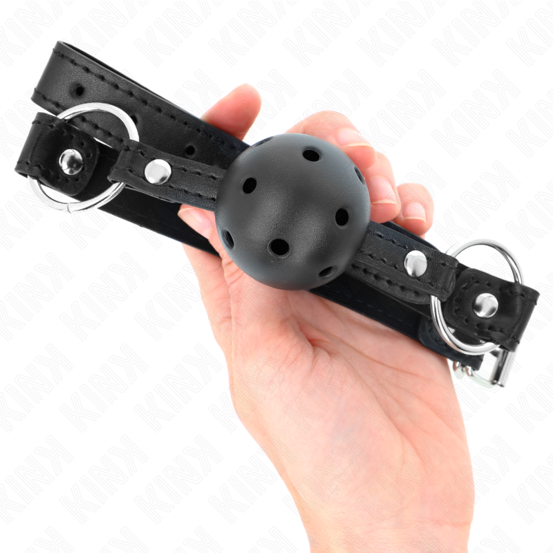 KINK - HOHLHARTER SCHWARZER BALL 4.5 CM GAG MODELL 1 63.5 X 2 CM