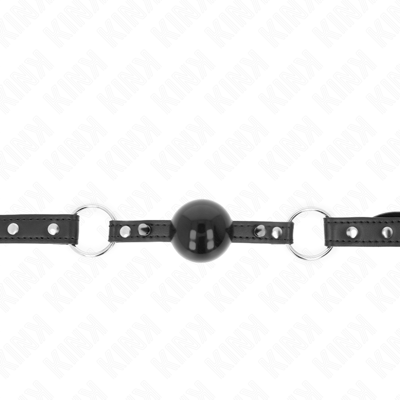 KINK - BALL 4 CM GAG WITH POINT RIVET AND SNAP CLOSURE 65 x 2 CM