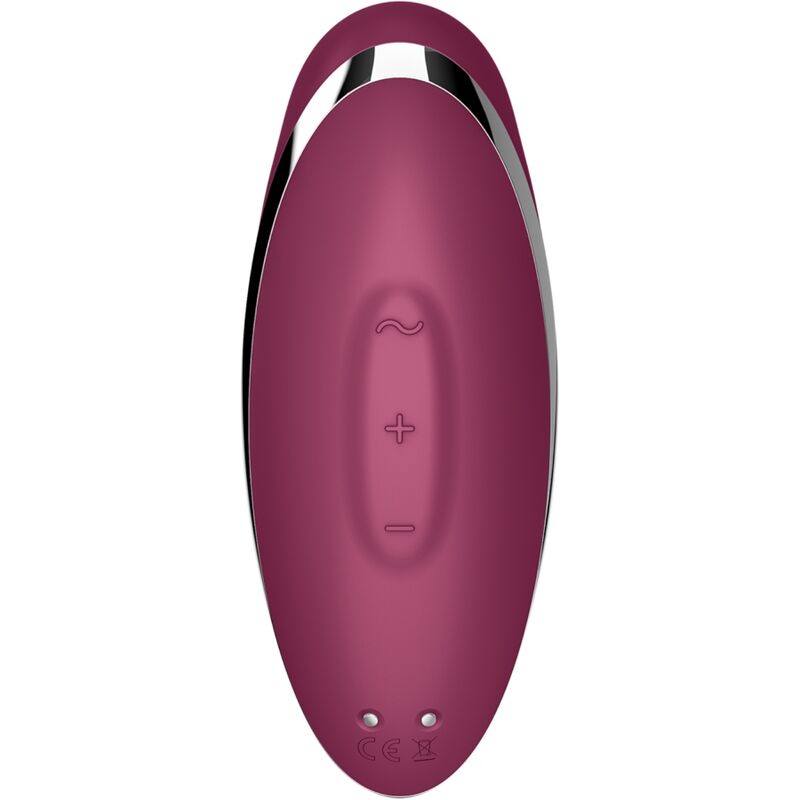 SATISFYER - TAP & CLIMAX 2 VIBRATOR & STIMULATOR ROT