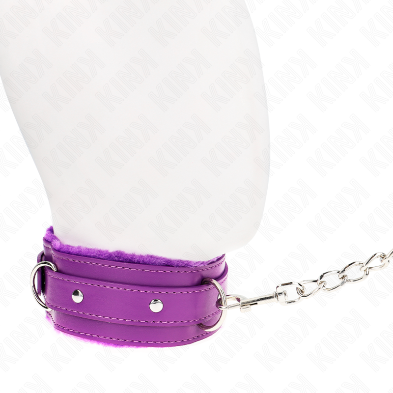 KINK - HALSBAND MIT LEINE 65 CM MIT EINSCHRÄNKUNGEN LILAC 36-42 CM X 5.5 CM