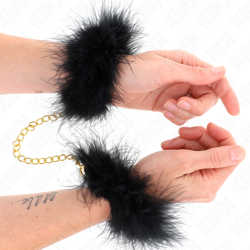 KINK - SPRING HAND CUFFS WITH GOLD CHAIN MODEL 0