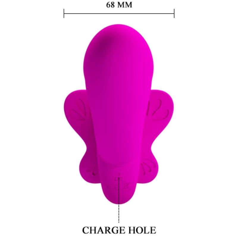 PRETTY LOVE - VALERIE DOPPEL-STRAP-ON-VIBRATOR 12 VIBRATIONEN LILAC