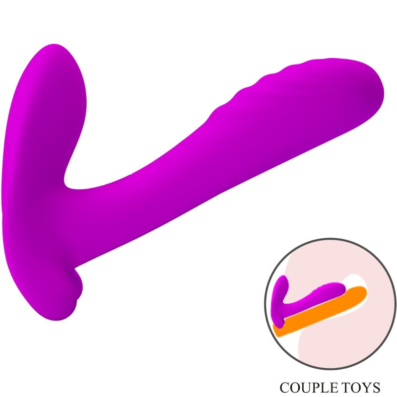 PRETTY LOVE - MASSAGER & VIBRATOR 12 VIBRATIONEN FERNBEDIENUNG LILA